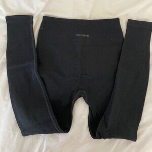 Wesley Black Ribber Leggings in XS/S